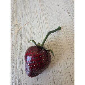 Sweet romance raspberry box trinket glitter rhinestone realistic lifelike